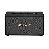 Marshall Stanmore III Bluetooth Home Speaker - Loud Stereo Sound with Bass and Treble Controls | Plug-in Powered | Record Player Compatible | RCA and 3.5mm Aux Inputs - Black