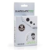 SlapKlatz PRO Drum Gel Dampers – Black – 12 Pads in 3 Sizes – Storage Case Included