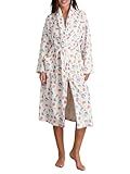 TIKITIDES Robes for Women Cute robes Fleece Bathrobes Women Robe Soft Plush Fruit Floral Print Lightweight Fuzzy Lounge Bathrobe