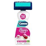 Carbona 2-in-1 Oxy-Powered Carpet Cleaner (13.5 Fl Oz), Spot Cleaner with Dual Sponge & Bristle Applicator for Targeted Cleaning, Fast Formula