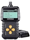 OBD2 Scanner Ease Setup Plug-Play: Clear Reset Engine Error Code Professional Code Reader Diagnostic Scan Tools with Freeze Frame/I/M Readiness for All Cars Since 1996 & Newer - LK11