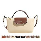 Fashion Mini Crossbody Bag, Handbags Purses with Adjustable Strap for Women, Ladies Shoulder Totes Bag (Cream)