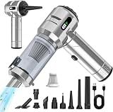Sycoodeal Car Vacuum Cleaner,Mini Vacuum Portable Cordless,25000PA Powerful Strong Cyclonic Suction USB Rechargeable Foldable Handheld Vacuum with One-Touch Dust Removal for Car