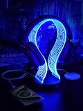 CoolGift Mart Light Up Headphone Stand with 16 Color Lights, PCB Pattern Acrylic Headset Stand with 1 USB and 1 Type-C Charging Ports, Gifts for Gamers Men Boy Father Dad and DJ Music Lovers