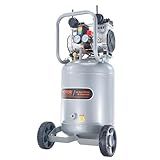 VEVOR 13 Gallon Air Compressor, 2HP 4.6 SCFM@90PSI Oil Free Air Compressor Tank with 125PSI Max Pressure, 66dB Ultra Quiet Compressor for Auto Repair, Spray Painting, Woodwork Nailing, 120 Volts