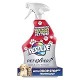Resolve Pet Expert Stain and Odor Remover, Carpet Cleaner, Pet Stain and Odor Remover, Carpet & Upholstery Cleaner - Removes Stains and Odors, 22 oz (pack of 1)