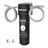 Waterdrop 10UA Under Sink Water Filter System, Reduces PFAS, PFOA/PFOS, Lead, Chlorine, Bad Taste & Odor, Under Counter Water Filter Direct Connect to Kitchen Faucet, NSF/ANSI 42 Certified, 8K Gallons