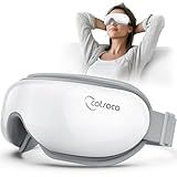 cotsoco Eye Massager with Heat, Birthday Gifts for Women, Heated Eye Mask with Bluetooth Music, Relax & Reduce Strain Dark Circles and Improve Sleep, Gift for Mom Dad Women Men