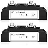 Yexiya 2 Pcs MD 110A (100A)-16 Solar Diode, Anti Reverse One Way Diode Use Voltage Range: AC - 400VAC; DC 3-1000V; Applied in Photovoltaics, Solar Energy Panels 12V 24V 48V