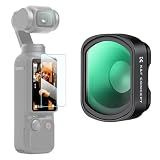 K&F CONCEPT 10X Macro Lens Compatible with DJI Osmo Pocket 4/3, Close Up Filter HD Macro Photography Lens, Magnetic Attach/Multi-Coated/Optical Glass