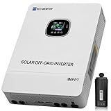 ECO-WORTHY 10000W DC 48V UL1741 Solar Inverter with WiFi,AC Output 120V/240V,Support Parallel,Built-in 2 MPPT Solar Controllers,Max 200A Battery Charging,Parallel Up to 6 Units 48V Inverter Charger