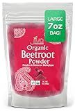 Jiva Organics Beet Root Powder 7 Oz Bag - for Baking & Smoothies - Pure & Natural, Non-GMO, Vegan
