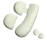 Oternal Pregnancy Pillow for Pregnant Women, Soft Pregnancy Body Pillow, Support for Back, Belly, Hips, Legs, Maternity Pillow with Detachable and Adjustable Pillow Cover