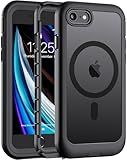 jaroco for iPhone SE Case 2022/2020/3rd/2rd,iPhone 8/7 Case, [Compatible with MagSafe][Military Grade Drop Protection][Heavy Duty Protection][Non-Slip] 2-Layer Durable Bumper Phone Case 4.7''-Black