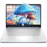 HP Essential Laptop Computer for Student Daily Study, Microsoft Office 365, Intel N150, 4GB RAM, 128GB Storage, Long Battery Life & Fast Charging, Windows 11 Home, Sky Blue