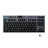 Logitech G915 TKL Tenkeyless Lightspeed Wireless RGB Mechanical Gaming Keyboard, Low Profile Switch Options, Lightsync RGB, Advanced Wireless and Bluetooth Support - Tactile