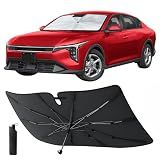 Econour Windshields Sun Shade for Car, Foldable Car Sunshade & Window Tint