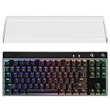 Geekria Tenkeyless TKL Keyboard Dust Cover, Clear Acrylic Keypads Cover for 80% Compact 87 Key Computer Mechanical Gaming Keyboard, Compatible with Logitech G PRO / G515 Lightspeed TKL