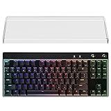 Geekria Tenkeyless TKL Keyboard Dust Cover, Clear Acrylic Keypads Cover for 80% Compact 87 Key Computer Mechanical Gaming Keyboard, Compatible with Logitech G PRO / G515 Lightspeed TKL