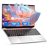 SAGAWHALE 2026 Window 11 Pro Traditional Laptop Computer, 16GB RAM 256GB SSD for Business Student School College, 15.6" FHD IPS Display, Lightweight Portable, 4H Battery, 3.5 lbs