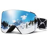 JQF Gear Ski Goggles Anti Fog YH693C OTG Magnetic Snow/Snowboard Goggles