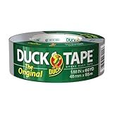 The Original Duck Brand Duct Tape, 1-Pack 1.88 Inch x 60 Yard, Silver (394475)