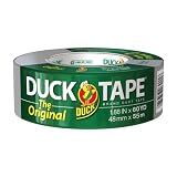 The Original Duck Tape Brand Duct Tape, 1.88 Inch x 60 Yard, Silver, 1 Roll
