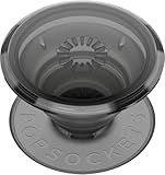 PopSockets Translucent Phone Grip with Expanding Kickstand, PopSockets for Phone, Adhesive Grip, Translucent PopGrip - Translucent Black Smoke