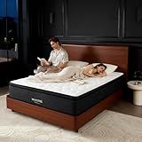 WUYOTRE 14 Inch Queen Size Mattress in a Box, Medium Firm Hybrid Mattresses for Back Sleepers & Couples, 800+ Pocket Springs & 3" Cooling Foam for Motion Isolation & Spine Support, CertiPUR-US