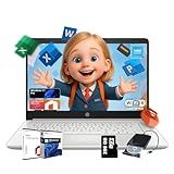 HP 14 Business Student Laptop • w/Office Lifetime License & Free DVD Drive • Intel 4-Core CPU • 14" Anti-Glare Display • Copilot • Win 11 Pro • 16GB RAM • 128GB UFS • 256GB Extend Micro SD • Wi-Fi 6