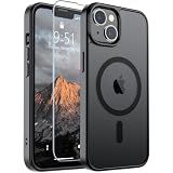 SUPFINE Magnetic for iPhone 13 Case/iPhone 14 Case Black