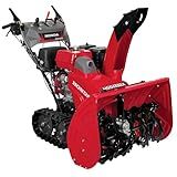 Honda HSS1332 31.9-Inch Two Stage Snow Blower with Electric Start and Track Drive, Clears Up to 2750 Pounds per Minute with 56-Foot Max Throwing Distance, Self-Propelled (HSS1332AATD)