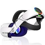 RGB Head Strap with Battery for Meta/Oculus, 10000mAh Battery Pack for Extended 8H of Playtime, Fast Charging VR Power (Meta/Oculus 2, Mac、PC)
