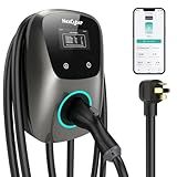 NexCyber Level 2 EV Charger(WiFi APP/Plug-Play), 48Amp, 25ft Cable ETL Certified, 240V NEMA 14-50p Plug, Home Level 2 EVSE Car Charger w/ J1772 Connector, Electric Vehicle Charging Stations