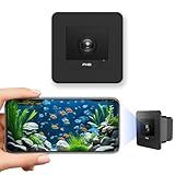 Aquarium Camera, 2K HD for Fish Tank & Reptile Terrarium, 140° Wide-Angle with Anti-Glare, Night Vision, WiFi Pet Camera with AI Motion Detection, 2-Way Audio, 24/7 Cloud/SD Recording