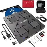 GODBPNYMU External blu ray Drive,8-in-1External blueray/DVD Drive for pc
