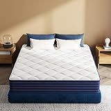 Traumliebe Full Mattress, 10 Inch Full Size Mattress in a Box, Double Mattress, Pocket Spring&Memory Foam, Medium Firm, Motion Isolation, Fiberglass Free, CertiPUR-US Certified