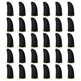 WLLHYF 30pcs Gamer Finger Sleeves Carbon Compression Support Thumb Gloves Touchscreen Finger Cover Anti Sweat Mobile Phone Tablet Gaming Stabilizer for All Touchscreen Devices