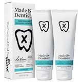 Made by Dentists Professional Enamel Rebuilding Toothpaste - 2 Pack - Remineralizing Nano Hydroxyapatite Toothpaste with Sodium Fluoride, ADA Approved, Vegan, 2 x 4.2oz