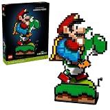 LEGO Super Mario World: Mario & Yoshi Building Set for Adults, Ages 18+ - Gift Idea for Birthdays - DIY Craft for Fans of Nintendo Game - Home or Office Display - 71438
