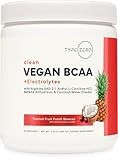 Type Zero Ultra Clean Vegan BCAA Powder + Electrolytes (Tropical Fruit Punch | 6G) 2:1:1 Sugar-Free/No Sucralose BCAAs Amino Acids Supplement - BCAA Vegan Amino Acids After Workout Drink, 30 Servings