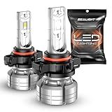 SEALIGHT 5202 LED Fog Light Bulbs, 12000LM 24W Strong Penetration 5202 5201 PS19W PS24W Fog Lights LED Bulb, 6500k Cool White 5530 CSP Chips, IP68 Waterproof Plug and Play, Pack of 2