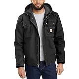 Carhartt Men's Washed Duck Bartlett Jacket, Black, X-Large