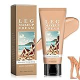 Body Coverage Perfector, Leg Makeup Cream, Waterproof Sweatproof Body Makeup Concealer, Long Lasting Foundation for Tattoo, Scar Cover Up(Natural)