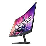 Sceptre New Curved 32 inch Gaming Monitor Up to 240+Hz 1ms 99% sRGB AMD FreeSync Premium Build-in Speakers, HDMI Displayport Machine Black (C325B-FWD240 Series)