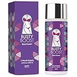 Busty Boost Breast Enhancement Cream – Natural Firming & Lifting Cream for Fuller, Firmer Breasts – Infused with Maca Root, Wild Yam, Guggul Resin & Gotu Kola – Made in the USA – (2 Month Supply)