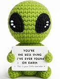 TKGIFTHOT Unique Valentines Gifts for Him Her Boyfriend Girlfriend Crochet Alien Valentines Day Anniversary Birthday Funny Romantic Gifts to My Love Men Women
