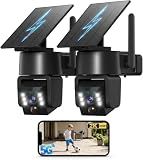 YULIOKPP 2K Solar Security Camera, 5G&2.4G Wi-Fi Outdoor Camera Wireless