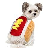 GOYOSWA Dog Hot Dog Costume, Dog Halloween Costumes Funny Pet Hot Dog Costume for XS Small Medium Dogs Cats Pets (Medium)