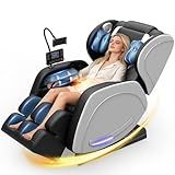 Megashock SL Track 2026 Massage Chair Full Body, Zero Gravity Massage Chair with Back Heat, 12 Fixed Rollers, Foot Massage, Airbag Massage and Bluetooth Speaker for Home and Office